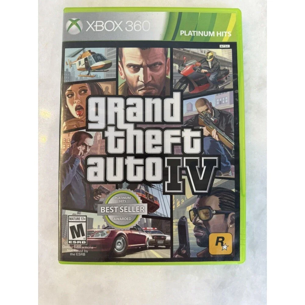 Grand Theft Auto IV GTA 4 Microsoft Xbox 360
